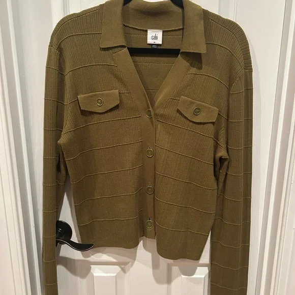 CAbi Executive Button Front Cardigan - Picture 2 of 5